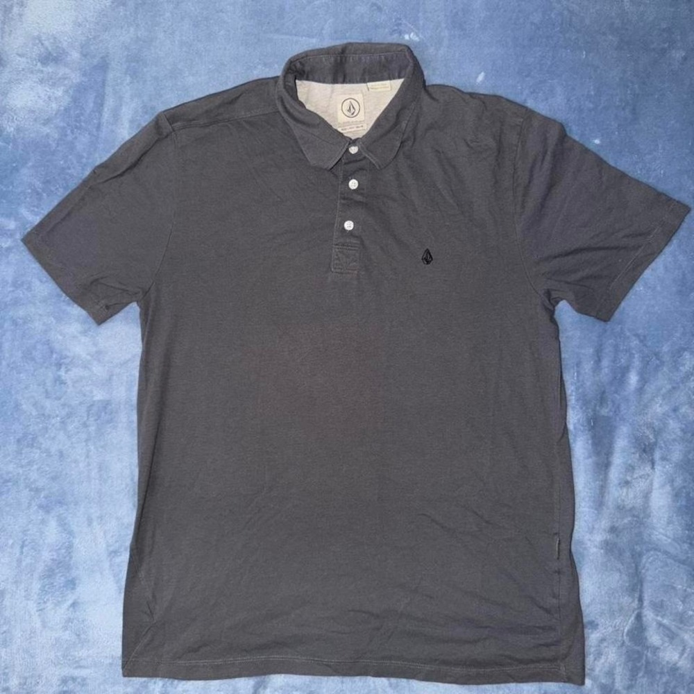 Volcom grey polo shirt men Size L